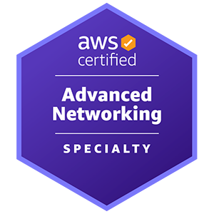 AWS Certified Advanced Networking Specialty badge