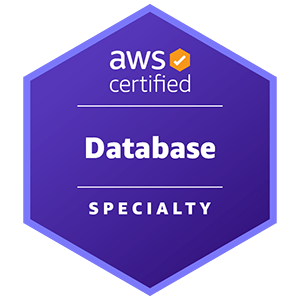 AWS Certified Database Specialty badge