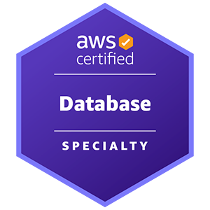 AWS Certified Database Specialty badge