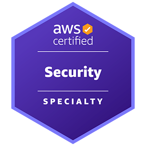 AWS Certified Security Specialty badge