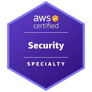 AWS Certified Security Specialty badge