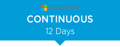 MS365 Continuous end user